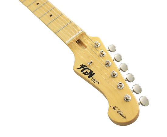 Электрогитара FGN Neo Classic NTE100MAH See-Thru Blue Burst, изображение 4