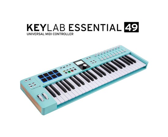 MIDI-контроллер Arturia KeyLAB Essential 49 mk3 Aquamarine, изображение 2