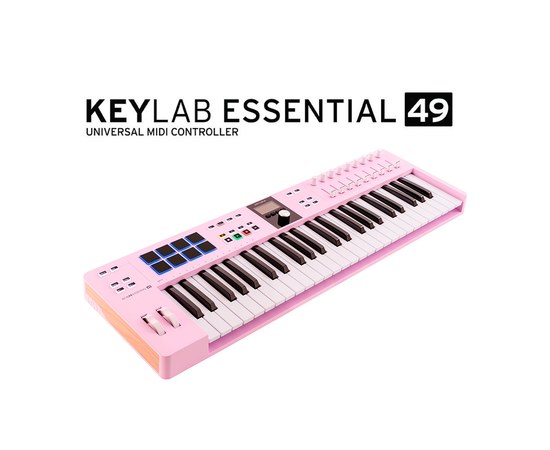 MIDI-контроллер Arturia KeyLAB Essential 49 mk3 Rose Quartz, изображение 2