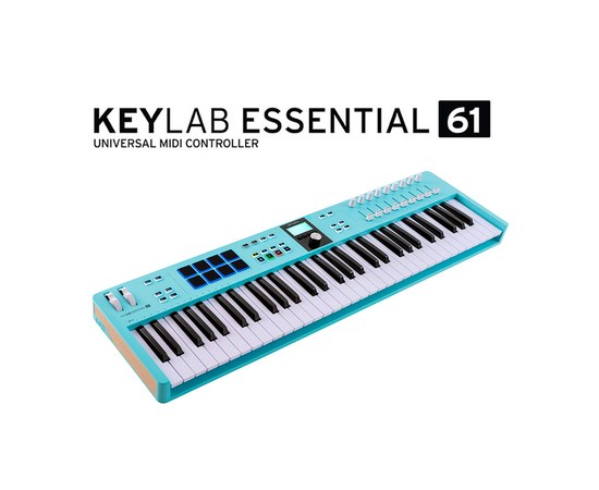MIDI-контроллер Arturia KeyLAB Essential 61 mk3 Aquamarine, изображение 3
