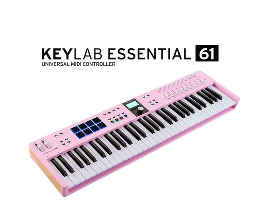MIDI-контроллер Arturia KeyLAB Essential 61 mk3 Rose Quartz, изображение 2