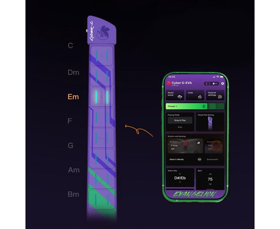 Цифровая гибридная гитара Enya Cyber G/EVA, изображение 7