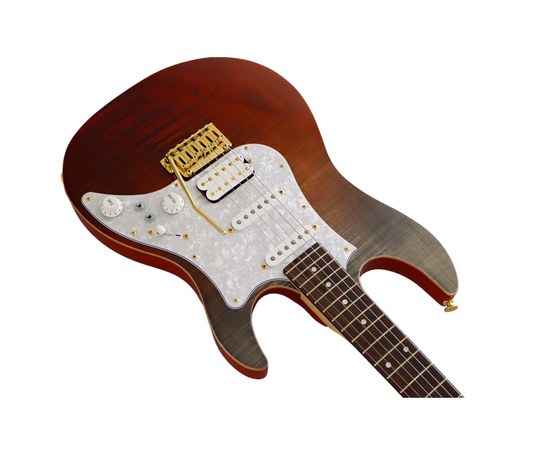 Электрогитара FGN Expert Odyssey EOS2-FM-R Ripe Kaki Gradation, изображение 3