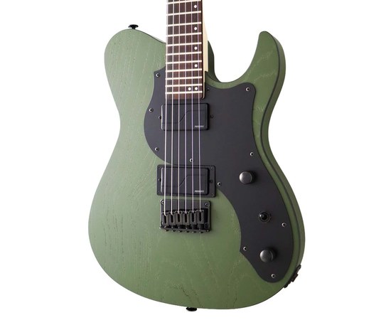 Электрогитара FGN JIL3-ASH-DE664-R Open Pore Olive Green, изображение 3
