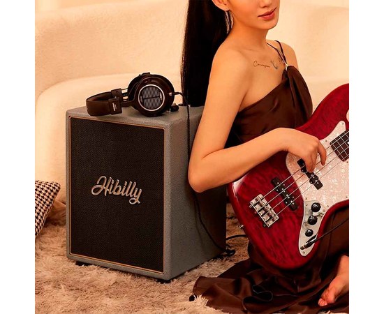 Комбоусилитель для бас-гитары Hibilly Creaman 80 Grey, изображение 3
