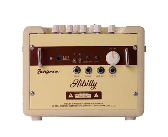Полнодиапазонный комбоусилитель для электрогитары Hibilly Burgman Cream, изображение 3