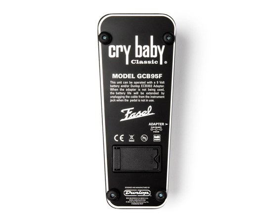 Педаль эффектов Dunlop GCB95F Cry Baby Classic Wah, изображение 5