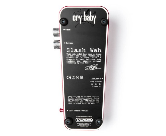 Педаль эффектов Dunlop SW95 Slash Cry Baby Wah, изображение 5