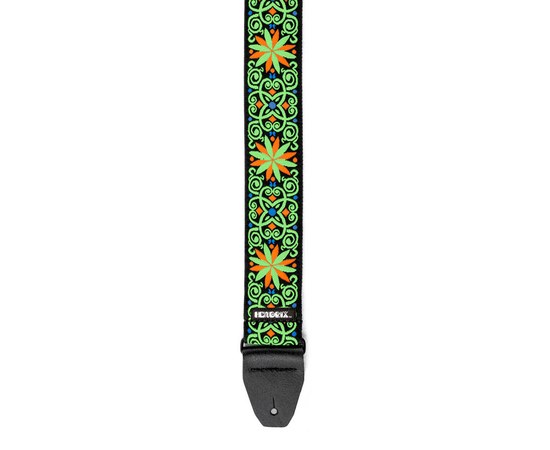 Ремень для гитары Dunlop Jimi Hendrix Blacklight Fillmore Green, изображение 3