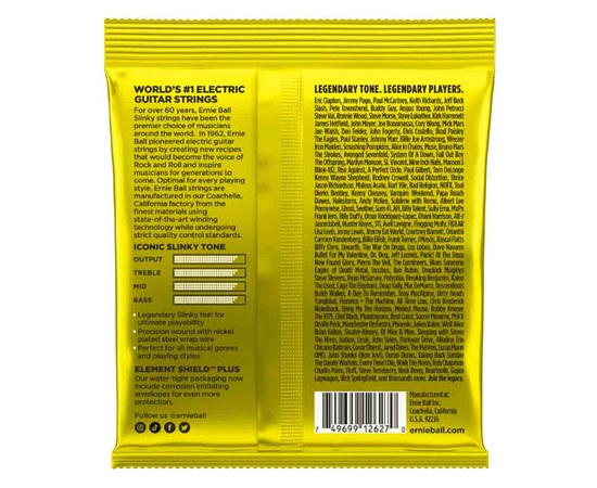 Струны для электрогитары Ernie Ball P02627 11-54, изображение 2