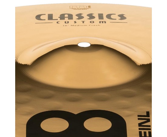 Тарелка крэш MEINL Classics Custom Brilliant 18" CC18MC-B, изображение 4
