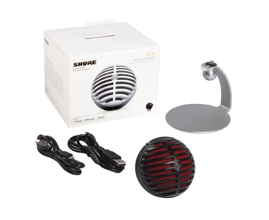 Микрофон Shure MOTIV MV5 Black, изображение 6