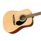 Акустическая гитара Fender Dreadnought Acoustic Walnut Fingerboard Natural FA-125, изображение 3